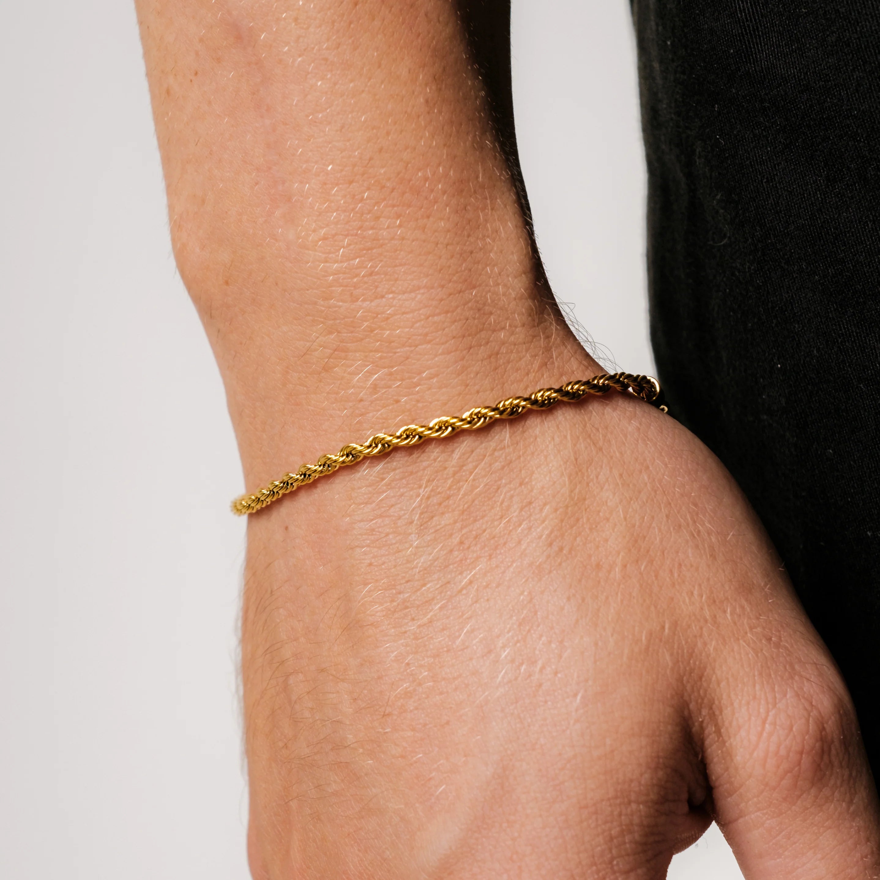 3MM ROPE BRACELET - GOLD