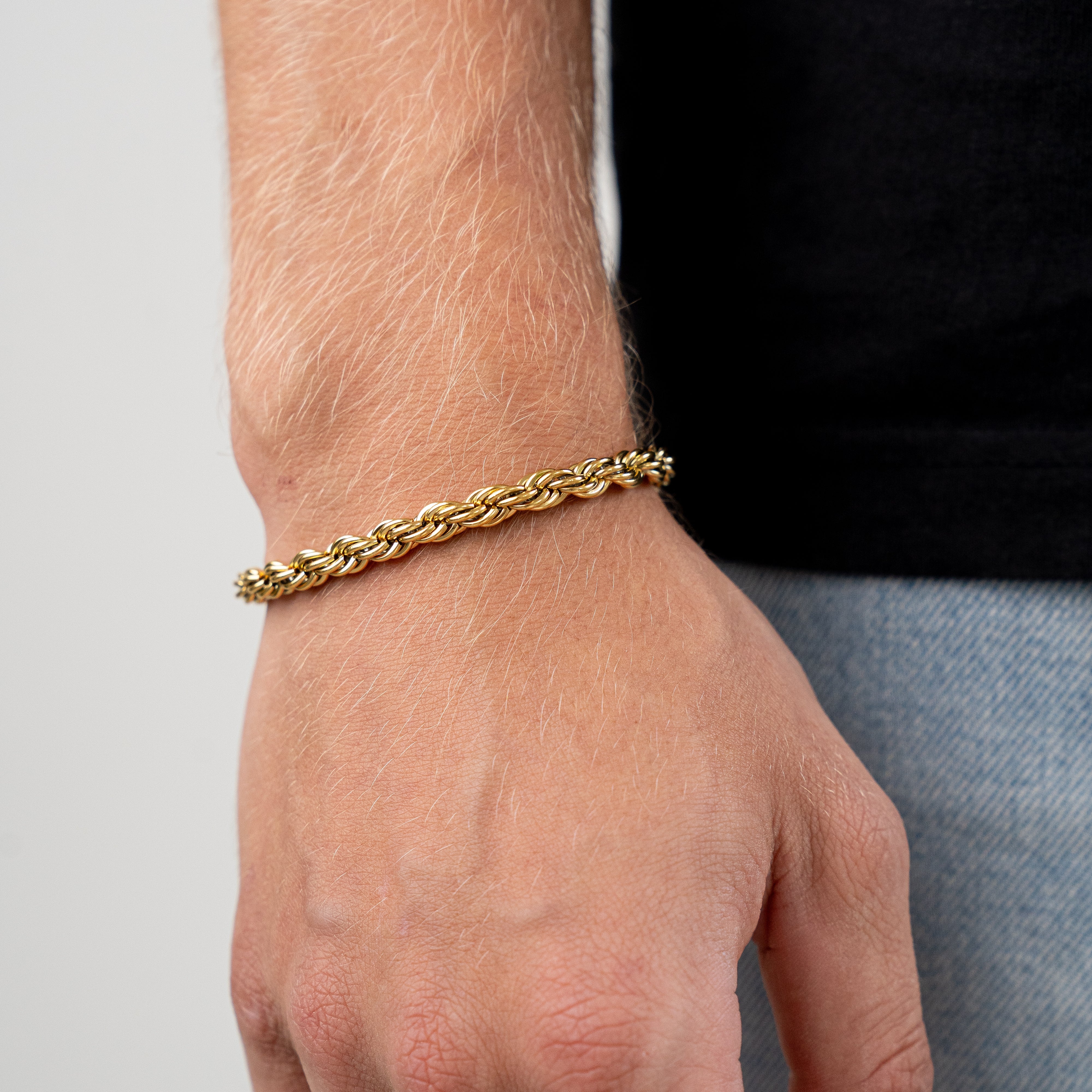 5MM ROPE BRACELET - GOLD